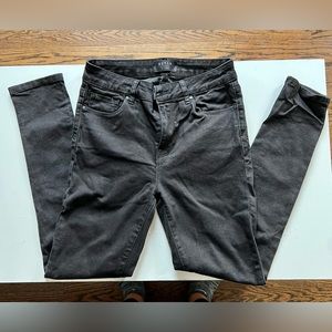 DSTLD All Black High Rise Skinny Jeans 30x28